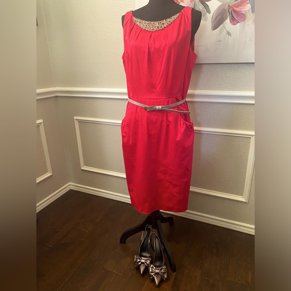 Nine West Pink Sleeveless Dress || Size 14